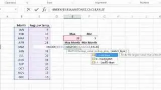 Excel  2013 Tutorial - How to Get the Largest or Smallest Value