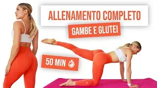 Gambe Toniche e Glutei Sodi! Allenamento Completo Con Esercizi Per Gambe E Glutei a Casa con Pesetti