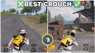 ❎BEST CROUCH ✅ IN BGMI AND PUBG MOBILE 🔥 JIGGLE MOVEMENT BGMI AND PUBG MOBILE