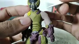 Doom Slayer (Doom)de plastilina/ How to make Doom Guy with clay sculpting