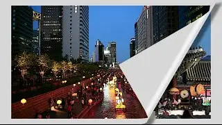 After Effects - Cartoon and Page Turn Effect