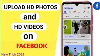 How to upload HD photos and videos on Facebook | FB par full HD me photo upload kare #shorts