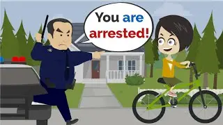 Lisa OUTRUNS the POLICE | Basic English conversation | Learn English | Like English