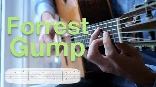 Forrest Gump Theme - Fingerstyle Cover with TABS
