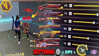 Free Fire Headshot Setting After New Update 2025⚡Best Sensitivity Setting