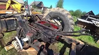 Dismantled excavator! repair, MTZ-82P