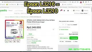 Epson L3216 dan Epson L3210