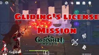 Gliding license mission episode 3 || genshin impact 
