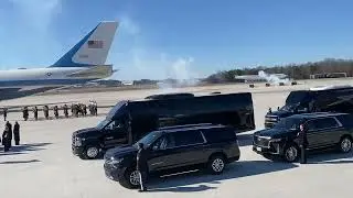 President Jimmy Carter funeral departure ceremony Dobbins Air Reserve Base #carter #carter100 #af1