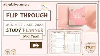 Versatile STUDY Planner | Flip Through | Mid Year 22/23 digital planner