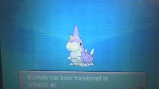 Catching Shiny Wurmple Pokemon Alpha Sapphire PSP Vid