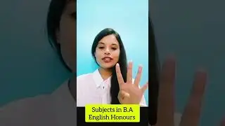 Subject in BA English Honours 