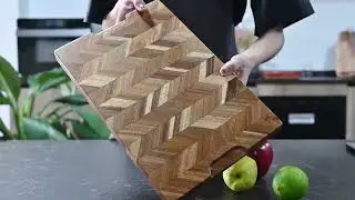 BILLF Acacia Wood Cutting Board, Large Kitchen Chopping Board 18x13 Inch | Billfworld.com