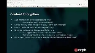 Ceph Month 2021: CephFS + fscrypt: filename and content encryption