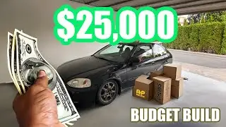 Here is the parts going into the Black DX build. 2000 Civic EK.