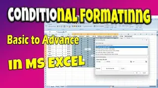 Conditional formatting  In Ms Excel || Ms Excel Main Conditional formatting Kaise  Hota hai.