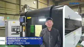 LF3015GH Fiber Laser Cutting Machine Feedback from South  Korea