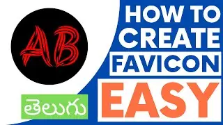 How To Create Favicon In Telugu For Free | How To Generate Favicon In Telugu 2020