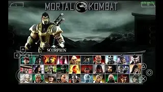 Играю с братом в Mortal Kombat Unchained на PPSSPP