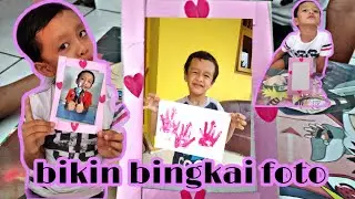 Buat Bingkai Foto dari Kardus Susu Tugas Sekolah Daring Kak Dzico | Prakarya dari kardus