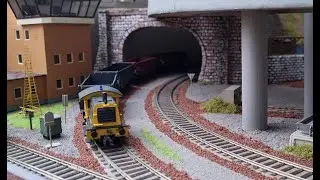 Diesellocjes in Hoogdorp.