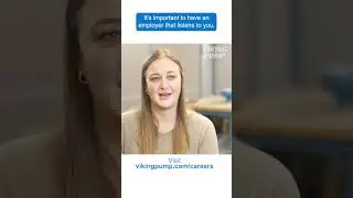Kenzie's found a place at Viking Pump #careers #manufacturing #hiring #iowa