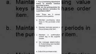 certification questions sap s4hana 