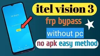 Itel Vision 3 FRP Bypass | Android 11 Latest Solution (S661LP) | Google Bypass Tutorial unlock frp