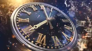 Новогодняя рекламная заставка (Новогодние часы).  (31.12.2015, Россия 1)