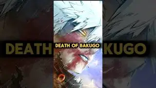 The Death of Bakugou!#myheroacademia #mha #deku #bakugou #allmight #allforone #anime #jujutsukaisen