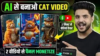 Create Viral AI Cat Videos | AI se video kaise banaye |AI se cartoon video kaise banaye