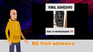 Bg vinil adhesivo para refrigeradores