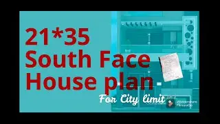 House plan 21*35 south face as per vasthu