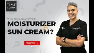 What should you apply first, moisturizer or sun cream?