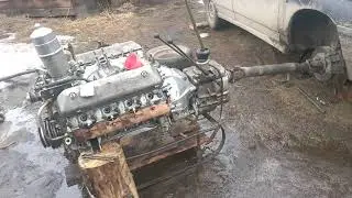 Обкатка двигателя на холодную самый простой способ (Включите  субтитры)