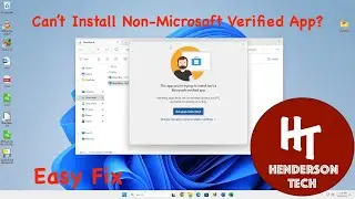 Fix Microsoft Store Only App Error