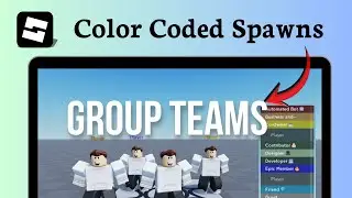 How to make teams in Roblox Studio (System Organization)