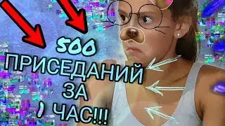 СДЕЛАЛА 500 ПРИСЕДАНИЙ за 1 ЧАС!!! / ВЫЗОВ-ПРИНЯТ /ЧЕЛЛЕНДЖ ПРИСЕДАНИЯ КАЖДЫЙ ДЕНЬ /
