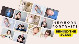 Newborn Photoshoot Behind The Scenes | Newborn Photography Set-up | Photographer Day in the Life