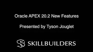 Oracle APEX 20 2 New Features