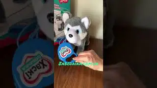 Игрушка собачка Хаски на поводке