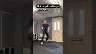 Kick target challenge ✅ how many attempts would it take you?