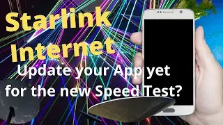 SpaceX Starlink Internet Speed Test APP Beginning!