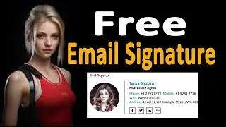 Free Email Signature | Best Email Signature 2024 | Free Gmail Signature | Create Signature for Email