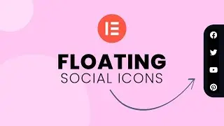 Elementor Floating / Sticky Social Icons | WordPress Elementor Tutorial | 2024 | AMI MASUD