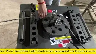 GW42 Single Phase Bar Bending Machine | Heavy Duty Bar Bending Machine for Construction Sites