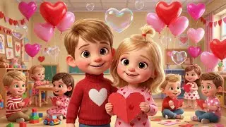 🎵 ❤️ VALENTINE'S DAY SONG ❤️ Valentine's Day Song for Children | Heart Day ❤️ Movement Song