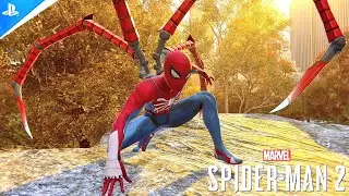 Marvel's Spider-Man Peter's Iron Arms Advanced Suit Concept Gameplay - Spider-Man 2 PS5
