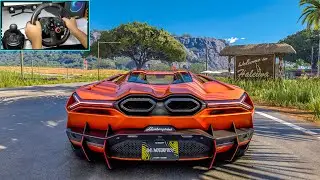 Lamborghini Revuelto - The Crew Motorfest - Steering Wheel Gameplay