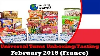 Universal Yums Snack Box Yum Yum Box  Tasting/Unboxing (France)